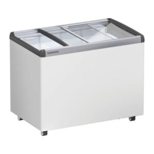 Liebherr EFE 3052 Eiscreme-Gefriertruhe mit Glasschiebedeckel und Lenkrollen