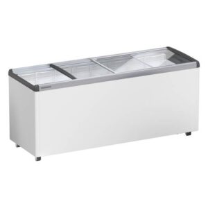 Liebherr EFE 6052 Eiscreme-Gefriertruhe mit Glasschiebedeckel und Lenkrollen