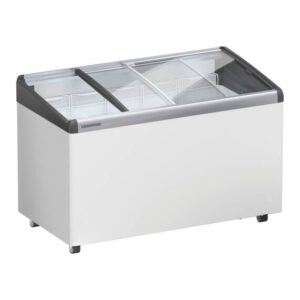Liebherr EFI 3553 Eiscreme-Gefriertruhe mit Glasschiebedeckel und Lenkrollen