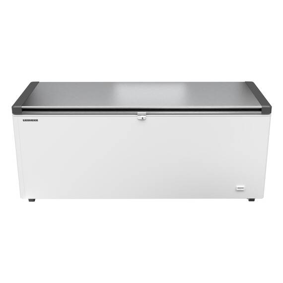 Liebherr EFL 6056 Gefriertruhe mit Edelstahl-Deckel, Lenkrollen und LED