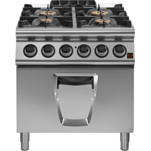 Prismafood Gasherd 4 Brenner mit Elektrobackofen