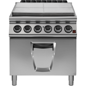Prismafood Elektro Glühplattenherd mit 4 Zonen und Backofen