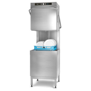 Hobart Ecomax Plus Haubenspülmaschine H615SW-10D mit integrierte Klarspüldosierpumpe und Enthärtung