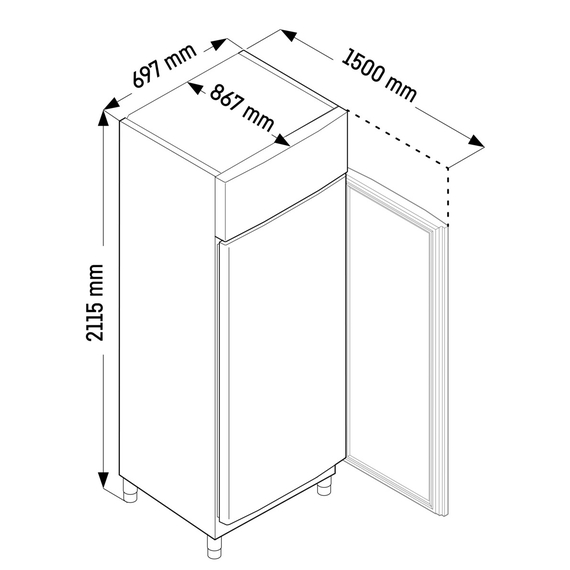 Liebherr FFPvg 6501 Performance Gefrierschrank GN 2/1 mit Umluftkühlung