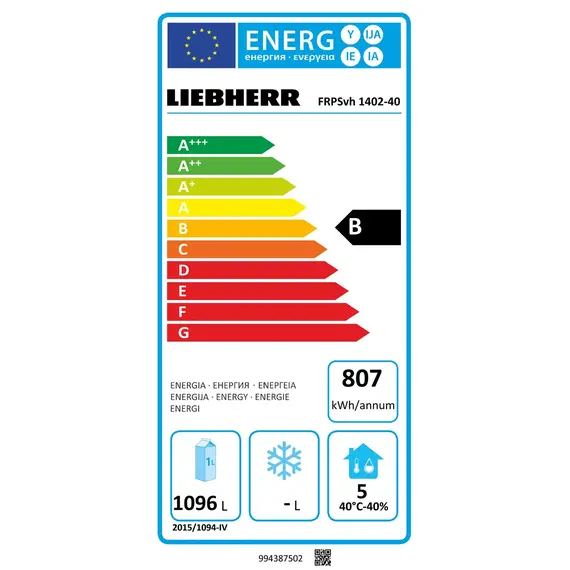 Liebherr FRPSvh 1402 Perfection Kühlschrank GN 2/1 mit Umluftkühlung