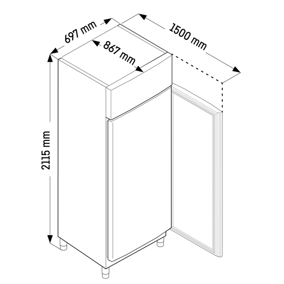 Liebherr FRPSvh 6511 Perfection Kühlschrank GN 2/1 mit Umluftkühlung