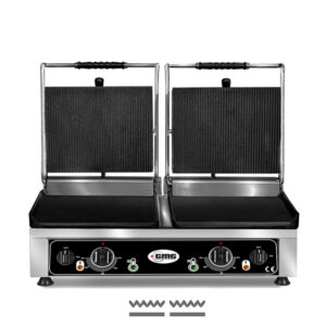 GMG Doppel-Kontaktgrill KG2735DG, oben gerillt & unten glatt