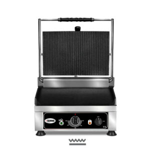 GMG Kontaktgrill KG2735G, oben gerillt, unten glatt