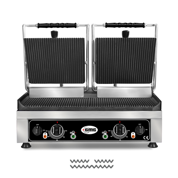 GMG Doppel-Kontaktgrill KG5530DE, gerillt
