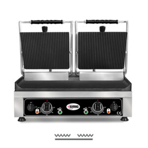 GMG Doppel-Kontaktgrill KG5530DG, oben gerillt, unten glatt