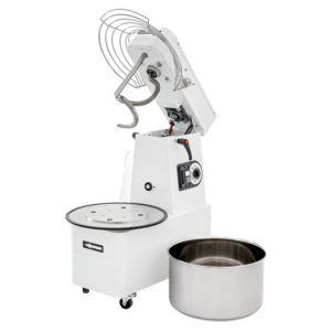 Prismafood Teigmaschine - Kesselvolumen: 22 Liter / 17 kg Teig - aufklappbares Rührwerk