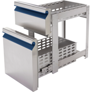 Prismafood Schubladenblock 1x 1/3 + 1x 2/3 (BxTxH): 43 x 62,5 x 68,5 cm