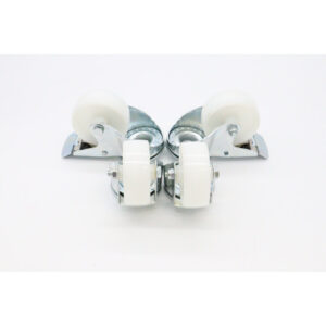 Maxima Wheels set for Table Steamer - 2 with brackes - 4.3 Inch / 11 cm