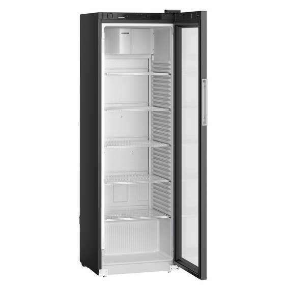 Liebherr MRFvd 4011 Getränkekühlschrank mit Glastür, Display und LED Lichtsäule Schwarz