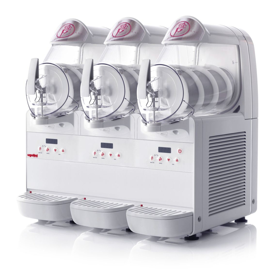 Ugolini Mini-Gel plus 3 Eiscreme-Maschine Schwarz
