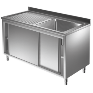 Prismafood Spülschrank 1,0m - 1 Becken rechts L40xB40xT25cm STD