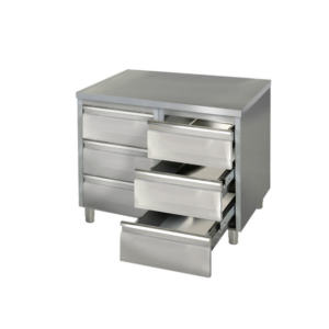 Prismafood Schubladenschrank 1,0m - mit 6 Schubladen STD