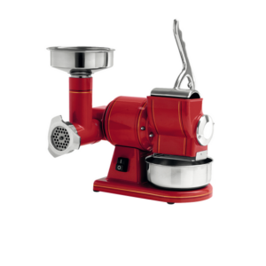 Prismafood Fleischwolf/Käsereibe-Kombi retro - Edelstahlmahlgruppe - Produktion FW: 50 kg/Std - KR: 30 kg/Std