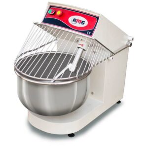 GMG Teigmixer 50 Liter / 45 kg Teig, mit Festem Kopf und Fester Wanne