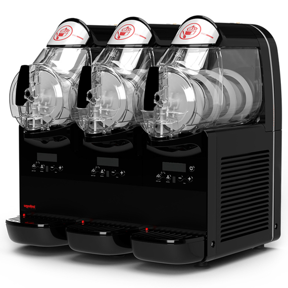 Ugolini Mini-Gel plus 3 Eiscreme-Maschine Schwarz