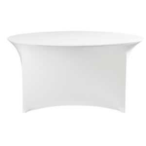 Hendi Tischdecke, rund, 810996, Weiß, ⌀1500x(H)760mm