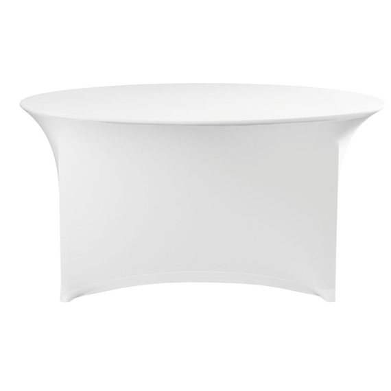 Hendi Tischdecke, rund, 810996, Weiß, ⌀1500x(H)760mm