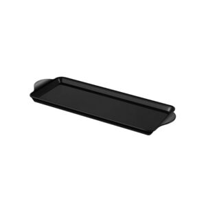 Aliseo Welcome Tray Serviertablett - schwarz, Porzellan-Optik, 324 x 21 x 131 mm