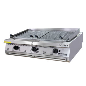Maxima Gastro Premium Holzkohlengrill - 3 Zonen - Dreifache Einheit - 90 cm Tief - Gas
