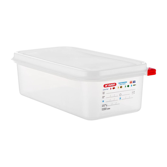 Araven GN1/3 Lebensmittelbehälter 4L (4 Stück)