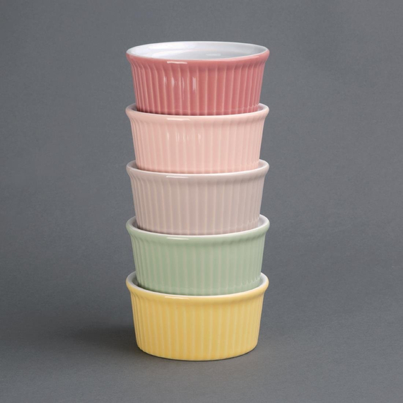 Olympia Pastel Auflaufförmchen grün 14,5cl (12 Stück)