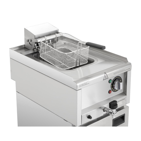 Buffalo 600 Serie Freistehende Einzelbecken Elektrische Fritteuse 8Ltr