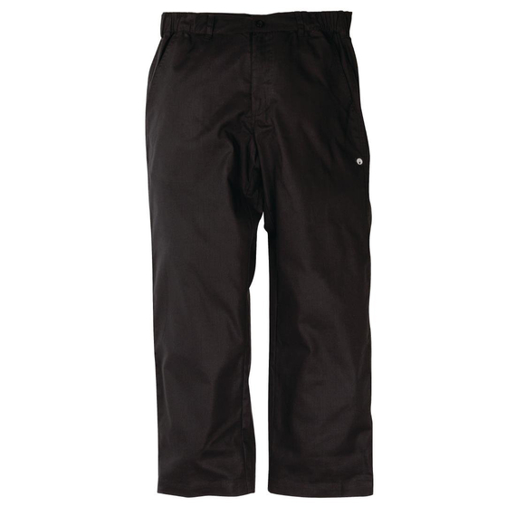 Chef Works Unisex Professional Series Küchenchefs Hose Schwarz Fischgrät M