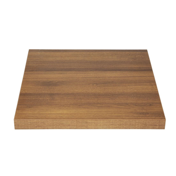Bolero quadratische Tischplatte Eiche rustikal 70cm