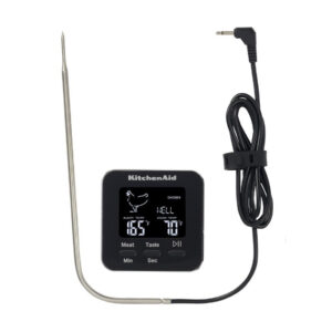 KitchenAid Global Digital Kabel-Thermometer Schwarz