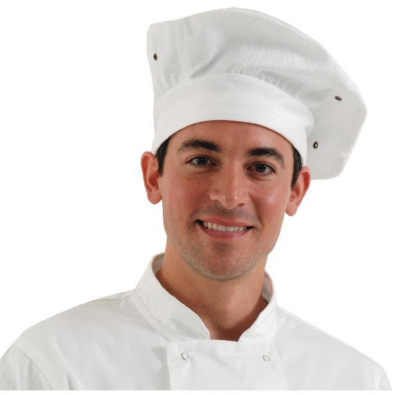 Chef Works Toque Kochmütze Weiß
