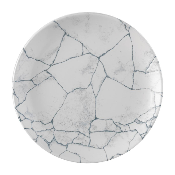 Churchill Studio Prints Kintsugi Pearl Evolve Coupe-Teller, Grau, 219 mm, (12 Stück)