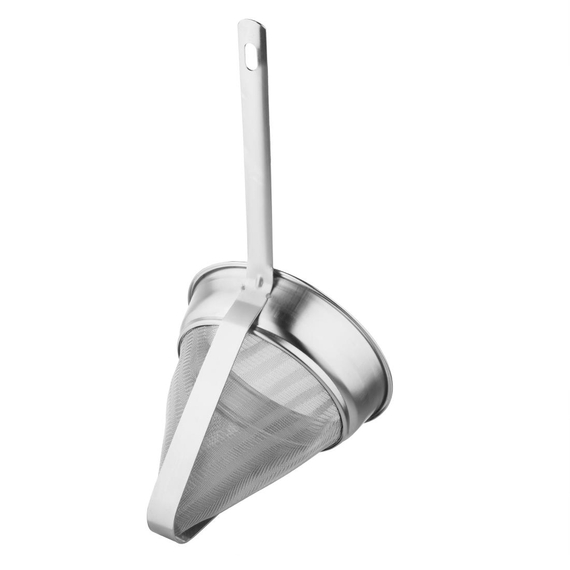 Vogue Spitzsieb mit Edelstahl-Gaze 20cm
