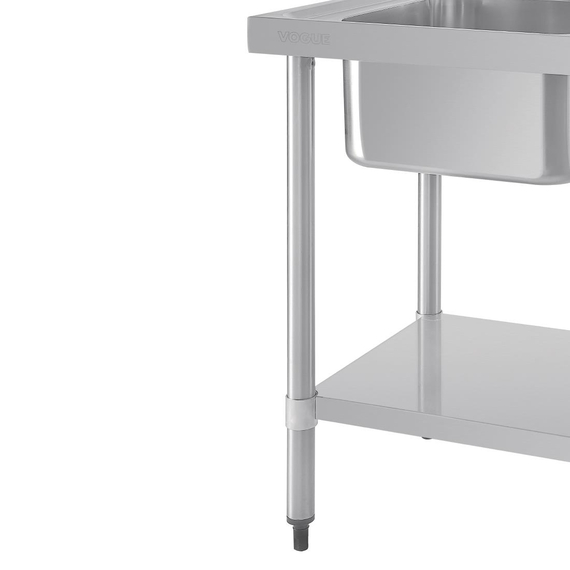 Vogue Spüle Doppelspüle Abtropffläche rechts 150cm