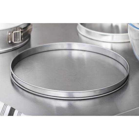Matfer Bourgeat Flacher Tortenring Edelstahl 28cm