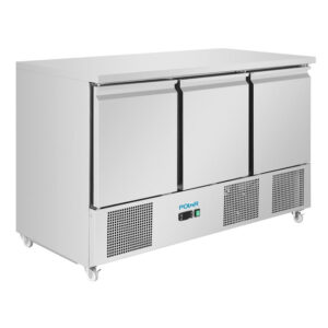 Polar U-Serie Belüftete 3 Tür Salatette Theke