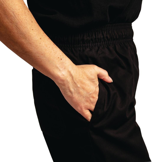 Whites Unisex Kochhose Easyfit Teflonbeschichtet schwarz XL