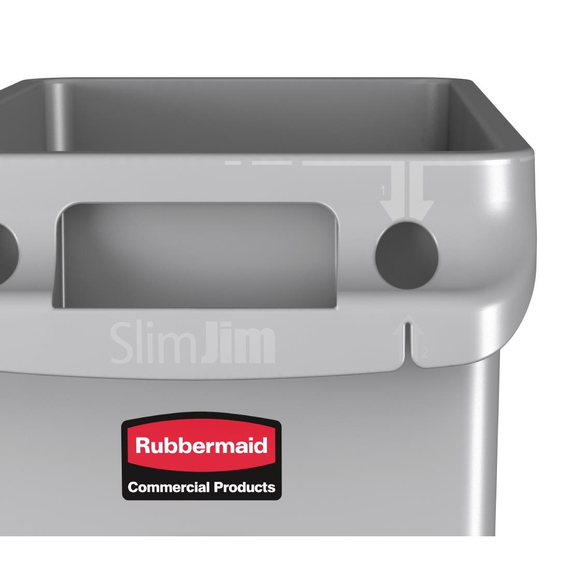 Rubbermaid Slim Jim Abfalleimer 60L