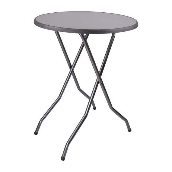 Barcelona Klappbarer Stehtisch Rund 85cm