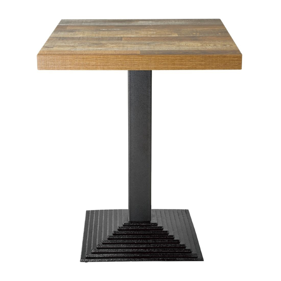 Bolero quadratische Tischplatte Urban Dark 70cm
