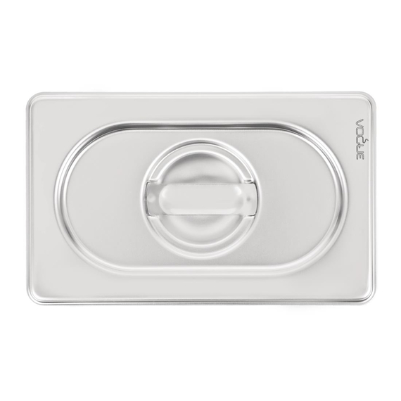 Vogue Strapazierfähiger Deckel für GN-Behälter 1/9 Edelstahl