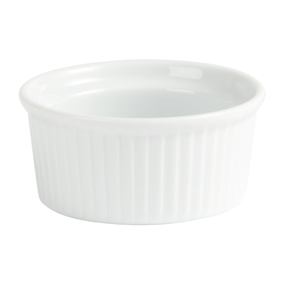 Olympia Whiteware Auflaufförmchen 8,5cm (12 Stück)