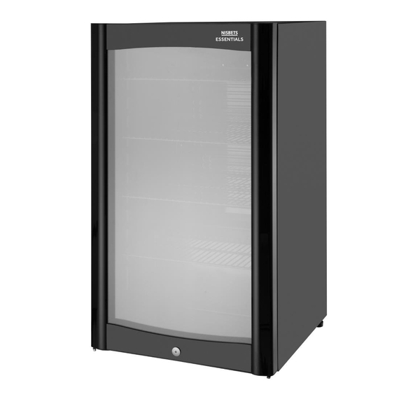 Nisbets Essentials Einzeltür Rückbar Kühler 98Ltr
