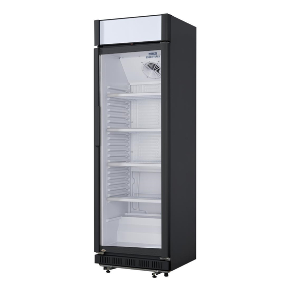 Nisbets Essentials Display Kühlschrank mit Lichtkasten 346Ltr