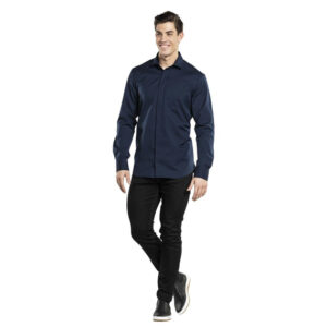 Chaud Devant Herren UFX Marineblaues Hemd XL
