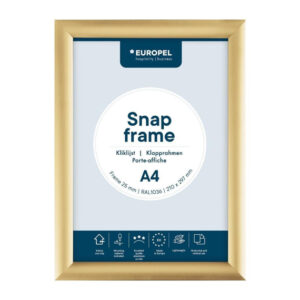 Europel Klapprahmen A4 25mm gold